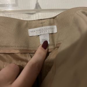 NY & company khaki trousers